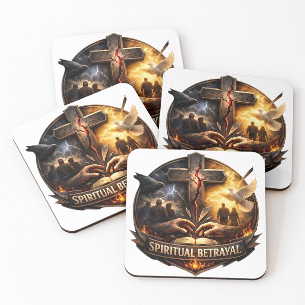 Item preview, “Spiritual Betrayal – Battle of Light and Darkness” designed and sold by Faithwave Hope & Haven.