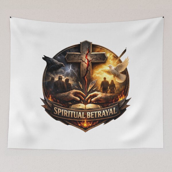 Item preview, “Spiritual Betrayal – Battle of Light and Darkness” designed and sold by MastersDesignNk.