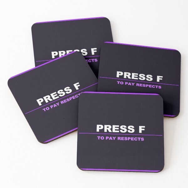 Item preview, Press F To Pay Respects designed and sold by LowKesDesigns.