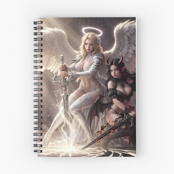 Item preview, Duel of Angel and Demon Knights designed and sold by GalleryBrisArt.