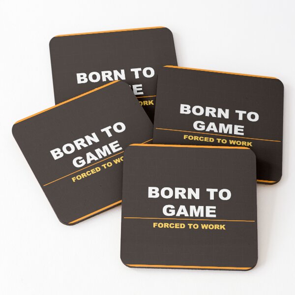 Item preview, Born To Game Forced To Work designed and sold by LowKesDesigns.