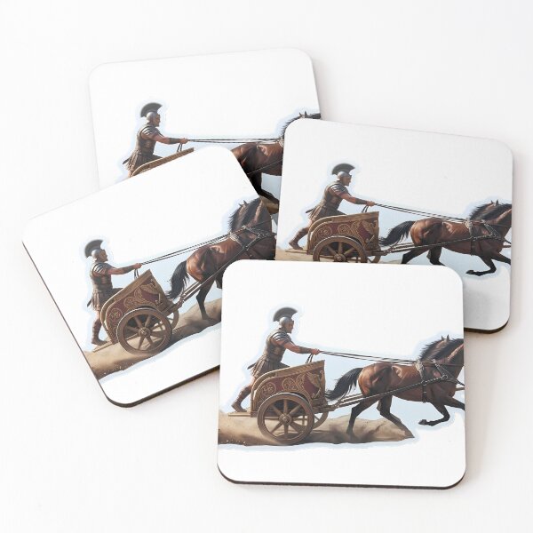 Item preview, Roman Chariot - Warrior - Ancient History Art designed and sold by Mavila Forge.