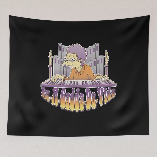 Item preview, Cartoon Bartender Playing Organ Retro Print designed and sold by Arrivashop.