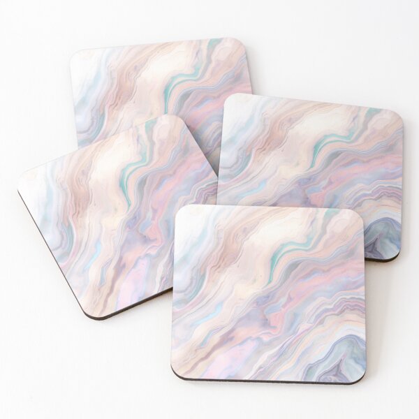 Item preview, Peach Pastel Multicolored Marble designed and sold by SeaStarAlex.