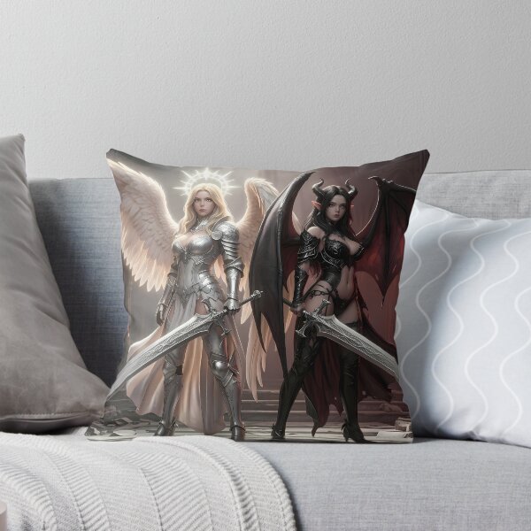 Item preview, Duel of Angel and Demon Knights designed and sold by GalleryBrisArt.