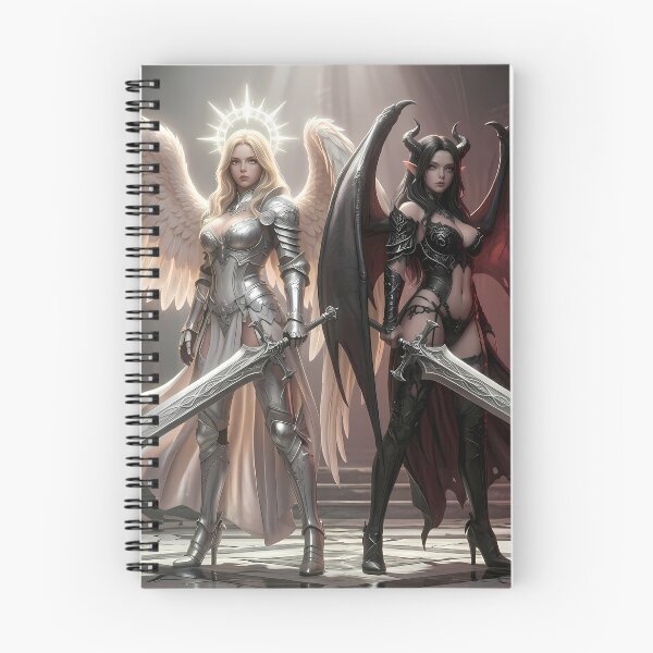 Item preview, Duel of Angel and Demon Knights designed and sold by GalleryBrisArt.
