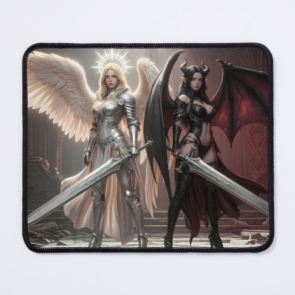 Item preview, Duel of Angel and Demon Knights designed and sold by GalleryBrisArt.