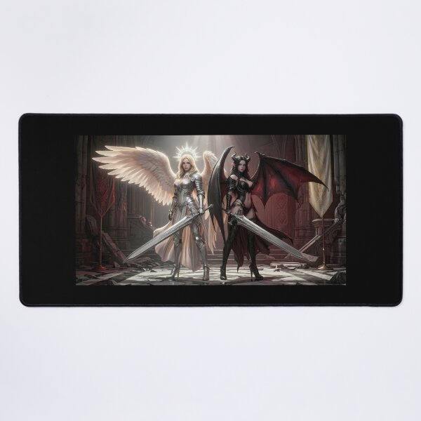 Item preview, Duel of Angel and Demon Knights designed and sold by GalleryBrisArt.