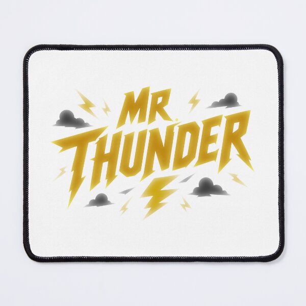 Item preview, Mr. Thunder Lightning Typography designed and sold by crackerflake.