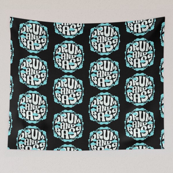 Item preview, DRUM AND BASS - Cloud Circle DNB (White) designed and sold by Discothreadz.