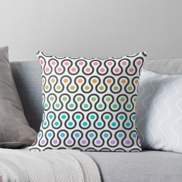 Item preview, Geometric Pattern - Looped Circles - Light Chalk Rainbow designed and sold by Red Wolf.