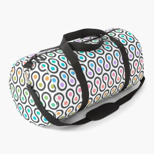 Item preview, Geometric Pattern - Looped Circles - Light Chalk Rainbow designed and sold by Red Wolf.