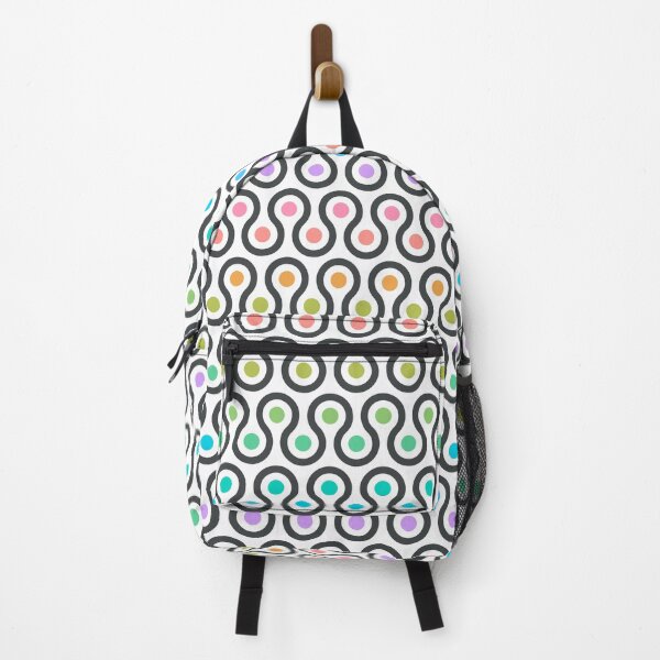 Item preview, Geometric Pattern - Looped Circles - Light Chalk Rainbow designed and sold by Red Wolf.