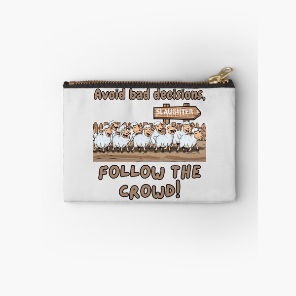 Item preview, Naive Sheep - Avoid Bad Decisions, Follow the Crowd designed and sold by Marlette LLC.