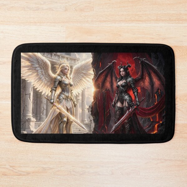 Item preview, Duel of Angel and Demon Knights designed and sold by GalleryBrisArt.