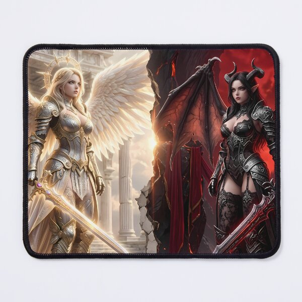 Item preview, Duel of Angel and Demon Knights designed and sold by GalleryBrisArt.