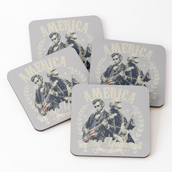 Item preview, USA George Washington Abe Lincoln Playing Guitar 250th designed and sold by GreggRoss.
