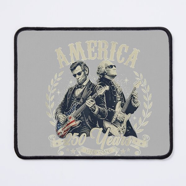 Item preview, USA George Washington Abe Lincoln Playing Guitar 250th designed and sold by GreggRoss.