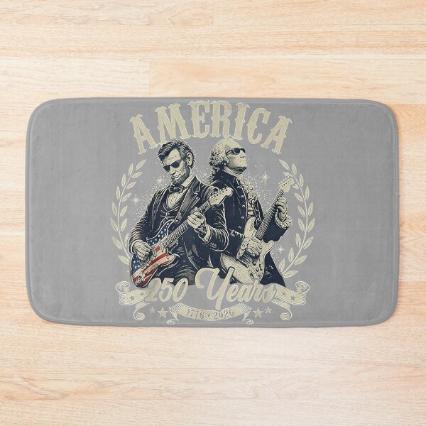 Item preview, USA George Washington Abe Lincoln Playing Guitar 250th designed and sold by GreggRoss.