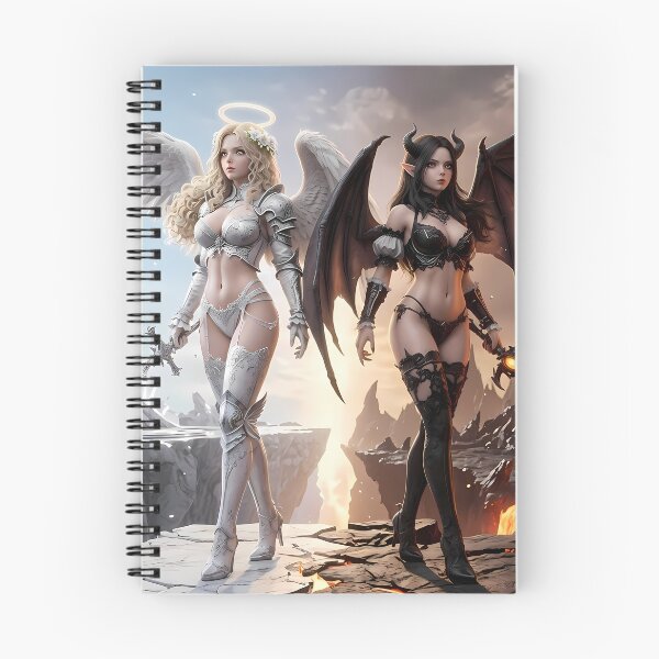 Item preview, Duel of Angel and Demon Knights designed and sold by GalleryBrisArt.