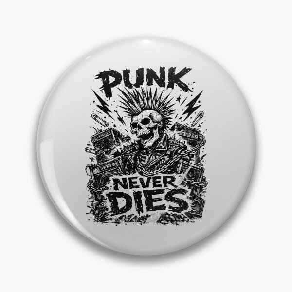Item preview, Punk Never Dies  | Mohawk Skull Punk Rock Illustration | Underground Rebel Art designed and sold by paulo silveira.