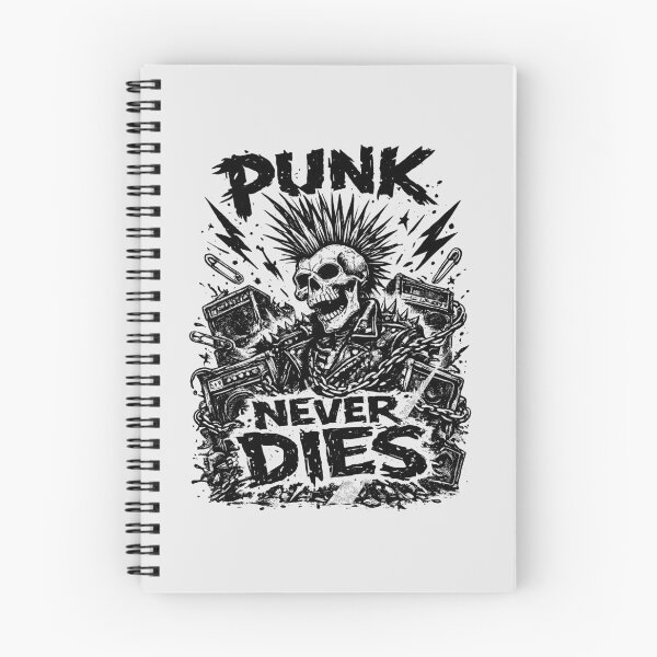Item preview, Punk Never Dies  | Mohawk Skull Punk Rock Illustration | Underground Rebel Art designed and sold by paulo silveira.