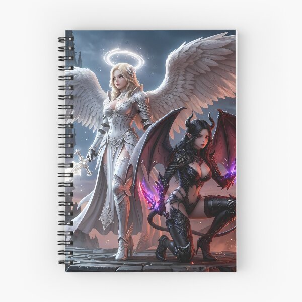Item preview, Duel of Angel and Demon Knights designed and sold by GalleryBrisArt.