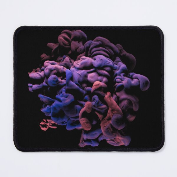 Item preview, Moody Indigo and Plum Fluid Art designed and sold by LIGHTCIRCLE.