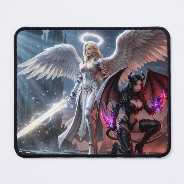 Item preview, Duel of Angel and Demon Knights designed and sold by GalleryBrisArt.