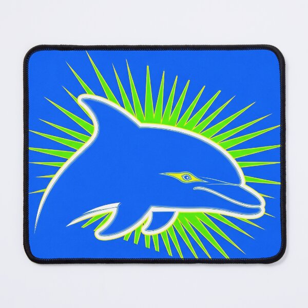 Item preview, Dolphin Starburst Emblem designed and sold by PixorStudio.