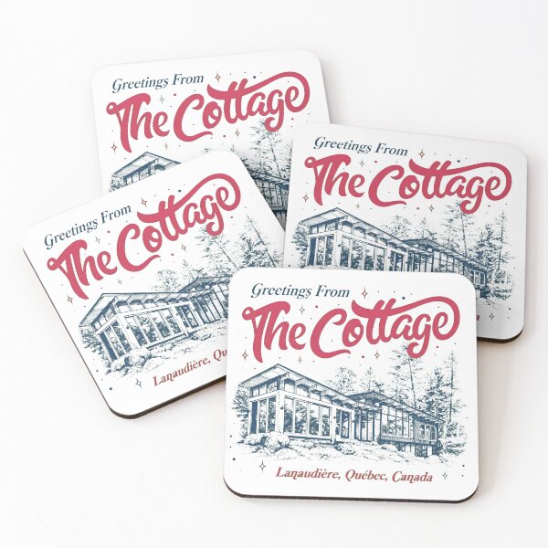 Item preview, Greetings From The Cottage Quebec Retro Getaway designed and sold by snugglee.