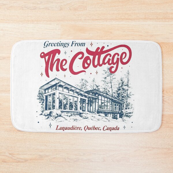 Item preview, Greetings From The Cottage Quebec Retro Getaway designed and sold by snugglee.