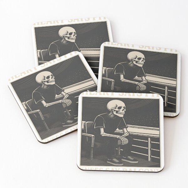 Item preview, Skeleton Concert Balcony Humor Garment designed and sold by snugglee.