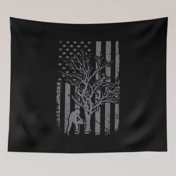 Item preview, Arborist American US Flag designed and sold by goombi-creative.