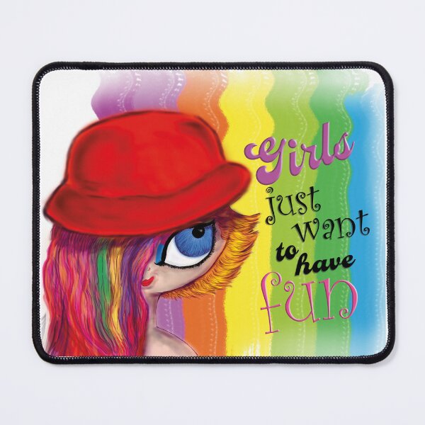 Item preview, Cyndi Lauper - Girls just want to have fun designed and sold by Alê Diaz Design Studio.
