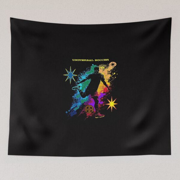 Item preview, Universal Soccer Abstract Silhouette Print designed and sold by posterbobs.