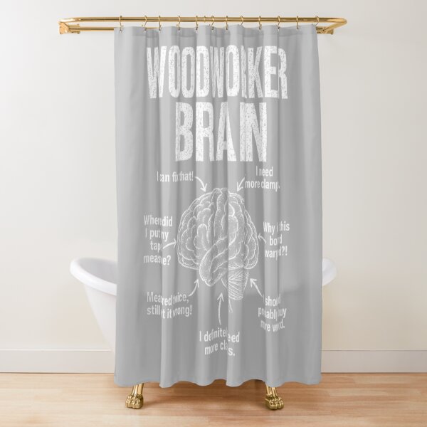 Item preview, Woodworker Brain Funny Carpenter Workshop DIY Lumber Tools designed and sold by GreggRoss.