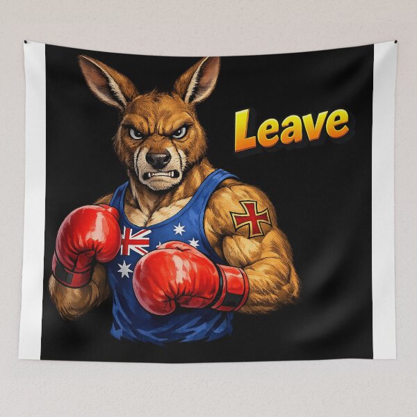 Item preview, Boxing Kangaroo designed and sold by ElderWisdom.