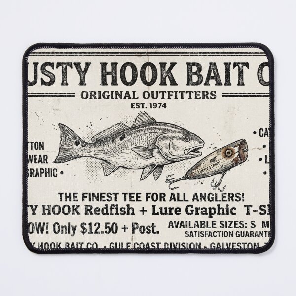 Item preview, Vintage Redfish Lure Tee Ad designed and sold by castillomiami.