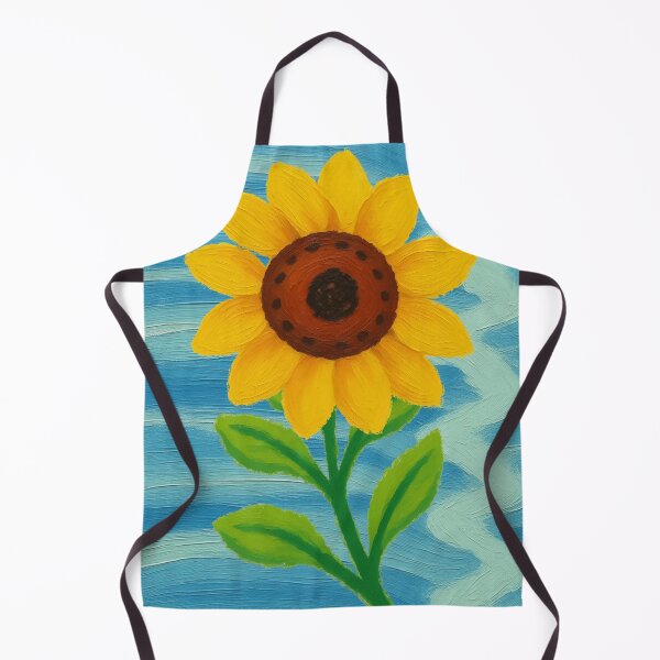 Item preview, Vibrant Sunflower – David Hockney Inspired Art designed and sold by AerynnXIdris.