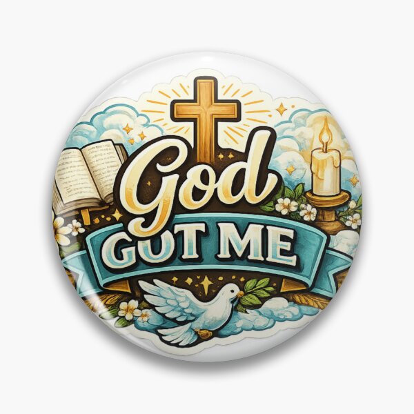 Item preview, God Got Me Sticker | Christian Faith Sticker | Bible Believer Gift | Inspirational Christian Decal designed and sold by overcomercrafts.