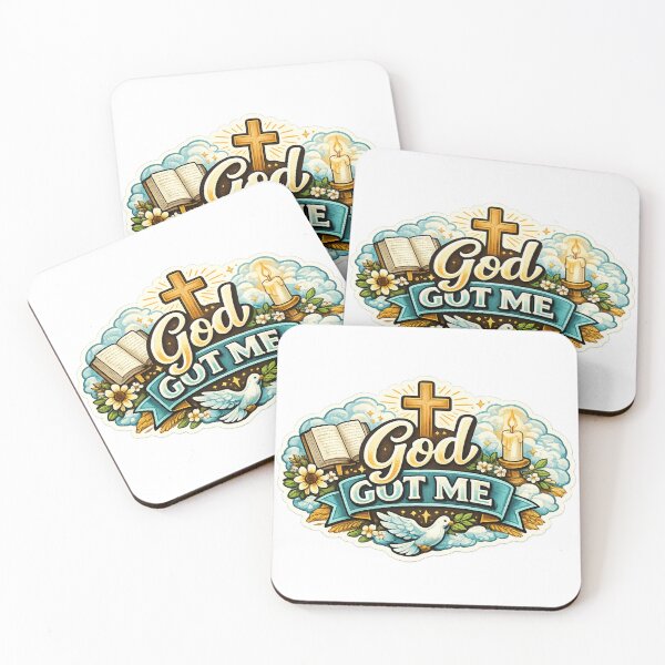 Item preview, God Got Me Sticker | Christian Faith Sticker | Bible Believer Gift | Inspirational Christian Decal designed and sold by overcomercrafts.