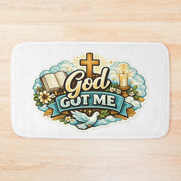 Item preview, God Got Me Sticker | Christian Faith Sticker | Bible Believer Gift | Inspirational Christian Decal designed and sold by overcomercrafts.