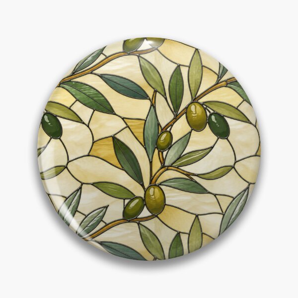 Item preview, Olive Branch Stained Glass Pattern designed and sold by Dresut.