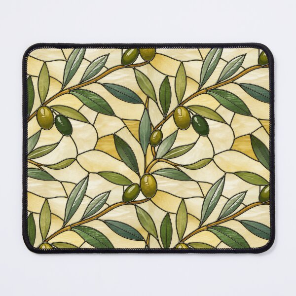 Item preview, Olive Branch Stained Glass Pattern designed and sold by Dresut.