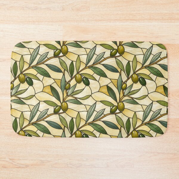 Item preview, Olive Branch Stained Glass Pattern designed and sold by Dresut.