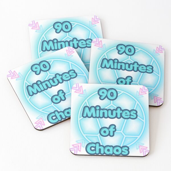 Item preview, 90 Minutes of Chaos Funny Football Design | Soccer Mom Dad Gift | Sports Humor Sticker designed and sold by MariMarArt.