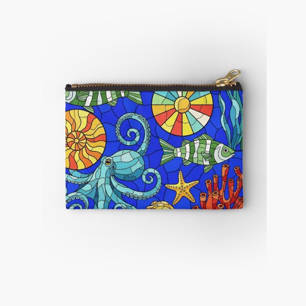 Item preview, Stained Glass Ocean Mosaic designed and sold by PixorStudio.
