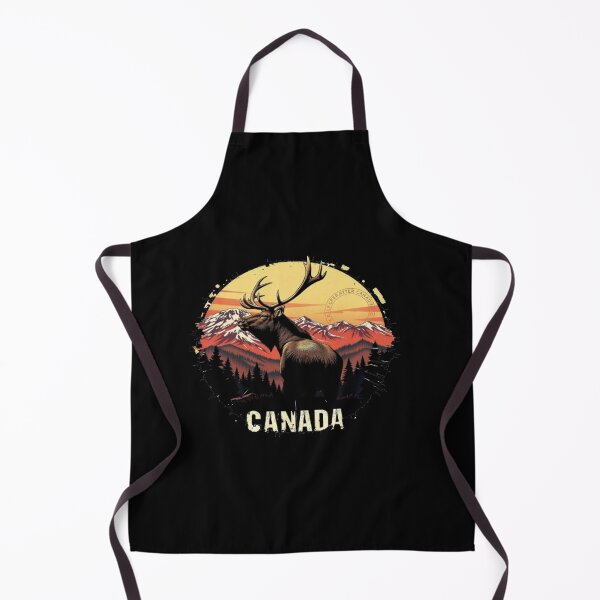 Item preview, Vintage Canada Elk Retro Travel Poster Wilderness Nature Art designed and sold by Tama-sirth.