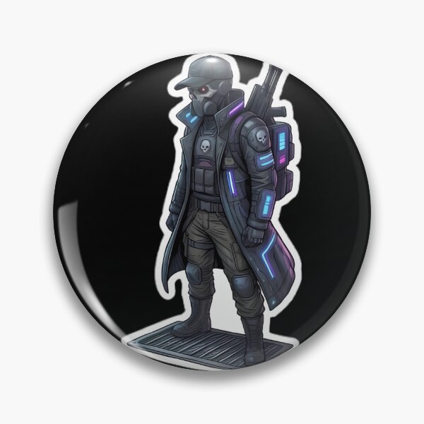 Item preview, Cyberpunk Soldier - Bounty Hunter designed and sold by jmavila.